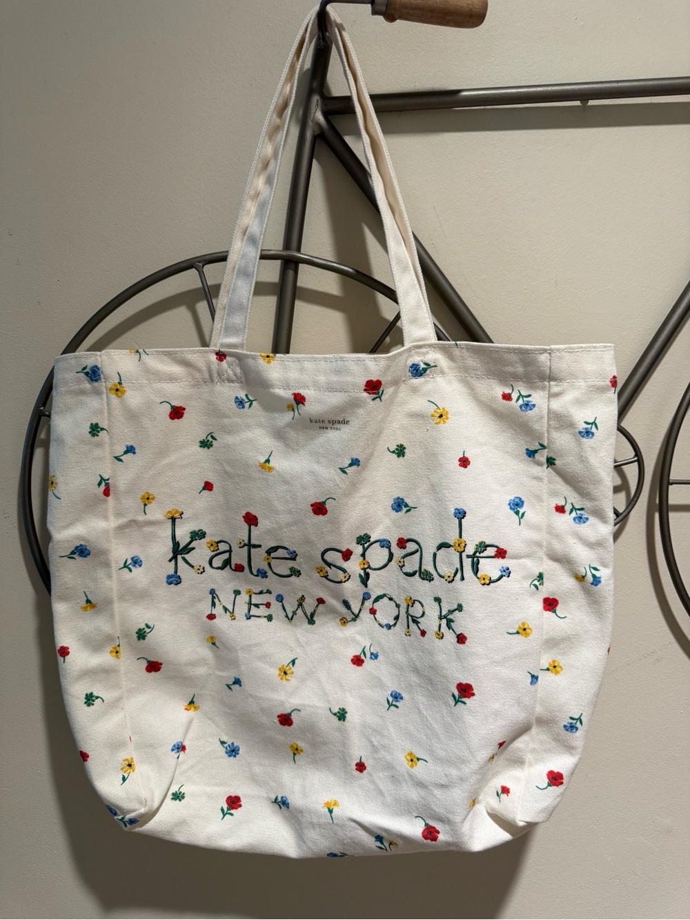 Kate Spade New York Ditsy Floral Canvas Tote Bag Wildflower